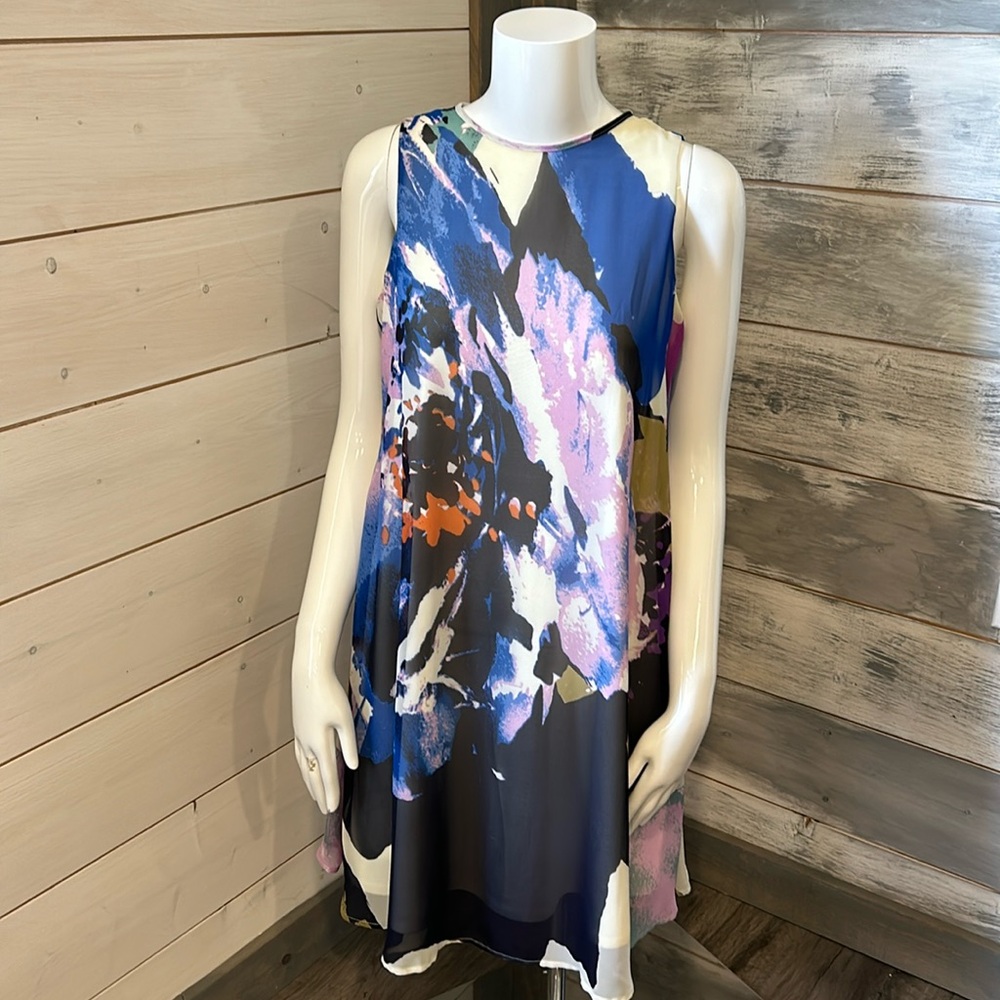 Just …Taylor dress with great gold zipper detailing in back!